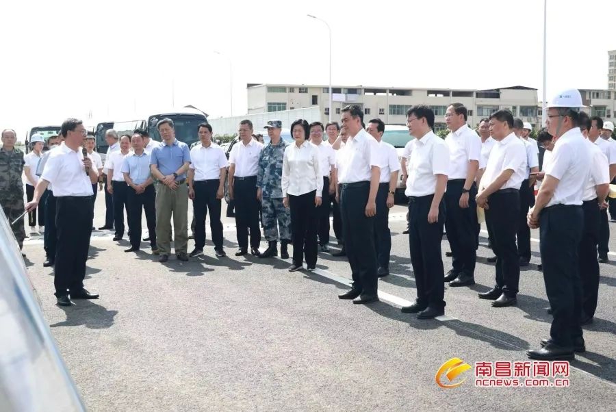 李红军万广明率市四套班子辅导前往南表环高速观察